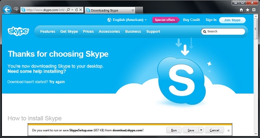 Skype Thank You