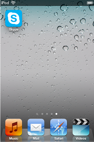 Skype on iPod touch