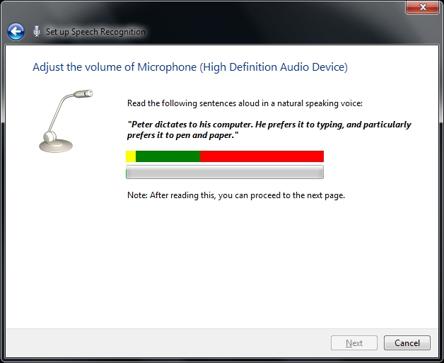 Volume Adjustment